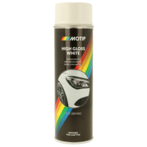 MOTIP Dažai balti blizgūs 500ml - Image 1
