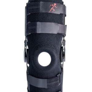 Ilga atvira kelio sąnario ortozė "Stabilmax O-1243/4XL REHAFUND", juoda