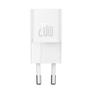 Mini wall charger Baseus GaN5 20W white