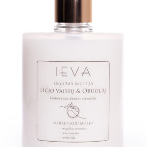 Skystas muilas Ieva Ličio vaisių ir obuolių, 500 ml