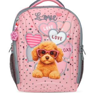 Kuprinė Belmil 338-82 Pink Heart Puppy
