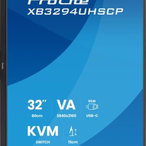 iiyama ProLite XB3294UHSCP-B1 kompiuterio monitorius 80 cm (31.5") 3840 x 2160 pikseliai 4K Ultra HD Juoda - Image 3
