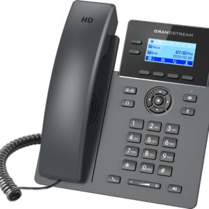 Grandstream Networks GRP2602 IP telefonas Juoda 2 linijos LCD - Image 1