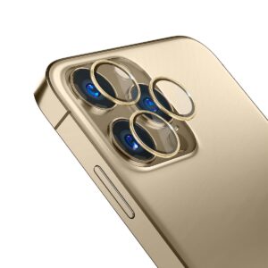 3MK Lens Protection Pro Apple iPhone 14 Pro /14 Pro Max gold Camera lens protection with mounting frame - Image 2