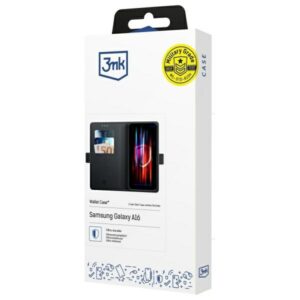 3MK Wallet dėklas Samsung Galaxy A16 juodos spalvos - Image 8