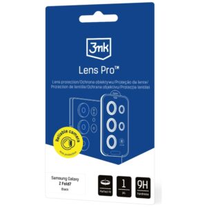 Camera Lens Protector 3MK Lens Protection Pro for Samsung Galaxy Z Fold7 juodos spalvos 1pc - Image 2