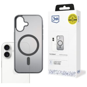 Dėklas 3MK Frosty Magdėklas skirtas Apple iPhone 17 juodos spalvos