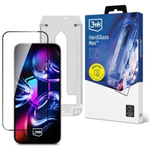 Apsauginis stiklas 3MK HardGlass Max su aplikatoriumi skirtas Google Pixel 10/10 Pro