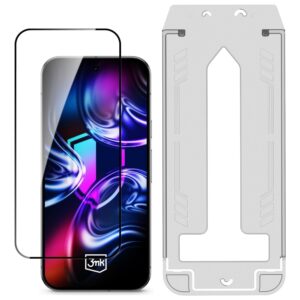 Apsauginis stiklas 3MK HardGlass Max su aplikatoriumi skirtas Google Pixel 10/10 Pro - Image 2