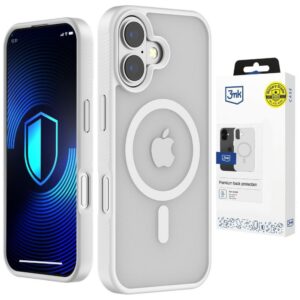 3MK Smoke MagDėklas case for Apple iPhone 17, white