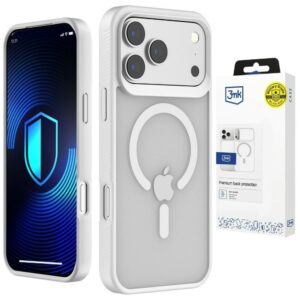 3MK Smoke MagDėklas dėklas skirtas Apple iPhone 17 Pro White