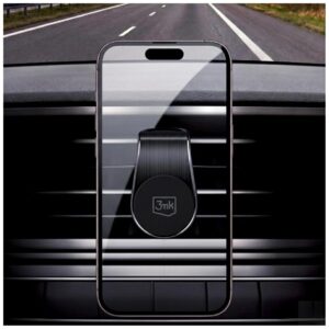 Magnetic car mount 3mk Magnet Power Grip juodos spalvos - Image 4