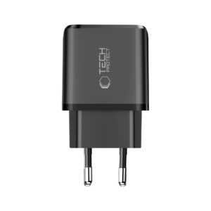 TECH-PROTECT NCA65W-GAN 2 PRIEVADŲ TINKLO ĮKROVIKLIS PD 65W / QC3.0 JUODAS - Image 3