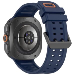 Tech-Protect SILICONE AIR Samsung Galaxy WATCH ULTRA 1 / 2 2024-2026 (47 MM) TAMSIAI MĖLYNA - Image 3
