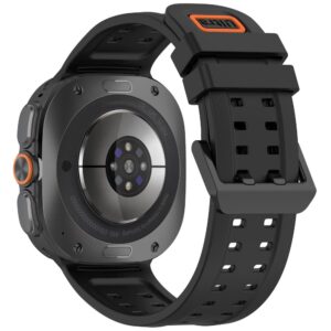 Tech-Protect SILICONE AIR Samsung Galaxy WATCH ULTRA 1 / 2 2024-2026 (47 MM) JUODAS - Image 3