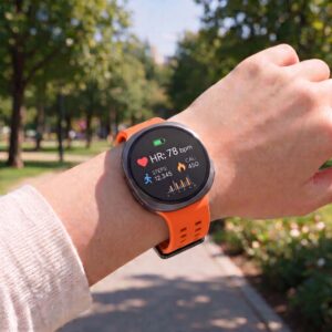 Tech-Protect SILICONE AIR Samsung Galaxy WATCH 8 / 9 / CLASSIC (40 / 44 / 46 MM) TANGARINE ORANGE - Image 3