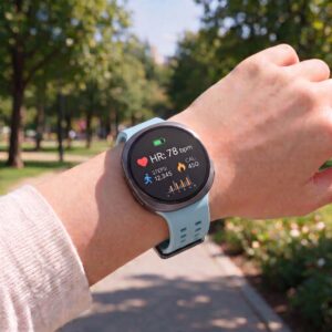 Tech-Protect SILICONE AIR Samsung Galaxy WATCH 8 / 9 / CLASSIC (40 / 44 / 46 MM) ŠVIESIAI MĖLYNAS - Image 3
