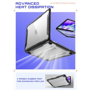 SUPCASE UNICORN BEETLE PRO MACBOOK NEO 13 2026 JUODAS/SKAIDRUS - Image 3