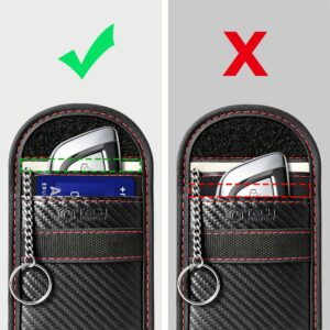 TECH-PROTECT KLR100 DĖKLAS KEYLESS RFID SIGNALO BLOKAVIMO DĖŽUTĖ CARBON JUODA/RAUDONA - Image 3
