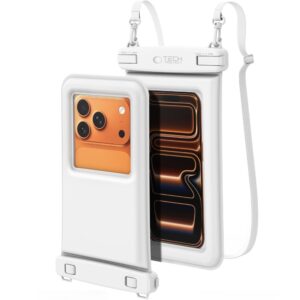 TECH-PROTECT UWC7 UNIVERSALUS VANDENIUI ATSPARUS PLŪDURIUOJANTIS DĖKLAS 6.9 COLIO BALTAS - Image 4
