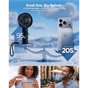 SPIGEN A905 NEŠIOJAMAS RANKINIS VENTILIATORIUS JUODAS - Image 3