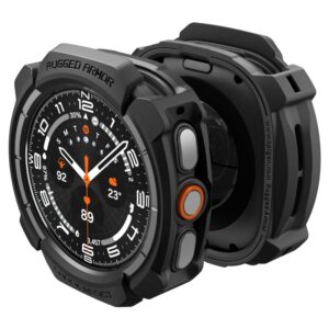 Spigen RUGGED ARMOR Samsung Galaxy WATCH ULTRA 2 2026 (47 MM) MATINĖ JUODA - Image 3