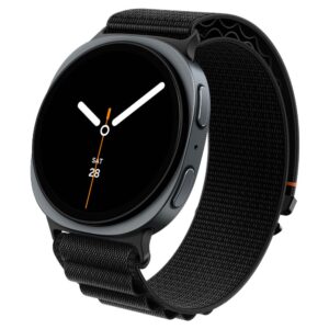 Spigen WBF1 DIRŽELIS Samsung Galaxy WATCH 8 / 9 / CLASSIC (40 / 44 / 46 MM) JUODAS - Image 4