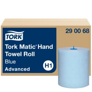 Popieriniai rankšluosčiai Tork Matic Soft Blue Advanced H1 (290068), 2 sluoksniai, melsvos spalvos, 150m, 612 lapelių - Image 3