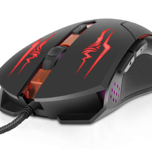 Žaidimų pelė REAL-EL RM-520 Gaming, juodos spalvos - Image 3