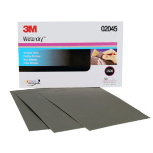 Popierius šlapiam šlifavimui P2500, 138x230mm (50 vnt.) - Image 1