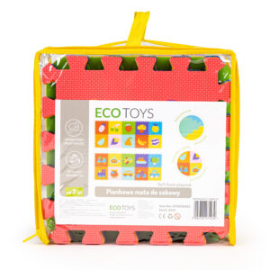 Edukacinis EVA putų dėlionės kilimėlis 20 dalių 148x119 cm ECOTOYS - Image 4