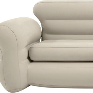 Pripučiama kampinė sofa keturiems asmenims 257x203x76 cm smėlio spalvos INTEX 68575 - Image 4