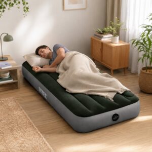 INTEX 64760 vienvietis pripučiamas čiužinys 191x76x25 cm su integruota kojine pompa - Image 4