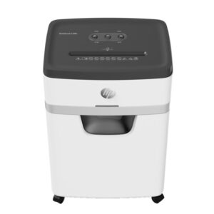 HP OneShred 12MC dokumentų naikiklis Smulkinimas itin mažais gabalėliais 65 dB 22 cm Balta - Image 3