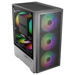 Mars Gaming MCVECTOR kompiuterio korpusas „Mini Tower“ Juoda - Image 3