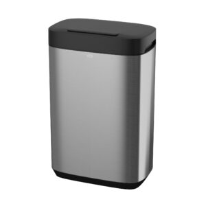 Šiukšliadėžė Tork Bin B1 SS (460011), 50 l, nerudijančio plieno/juodos spalvos, plieninė