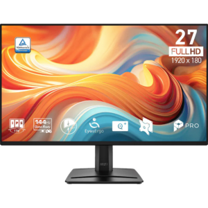 Monitorius MSI PRO MP275 E14L / 68,6 cm (27") / 1920x1080 (FHD) / IPS / 144 Hz / 4 ms (GTG) / 300 nits / 1500:1