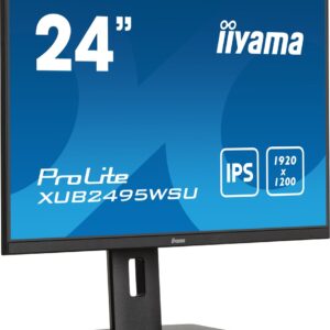 iiyama ProLite XUB2495WSU-B7 kompiuterio monitorius 61,2 cm (24.1") 1920 x 1200 pikseliai WUXGA LED Juoda