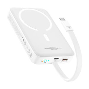 Baseus Mini 10000mAh 30W Magnetic Powerbank white Bayern Edition - Image 2