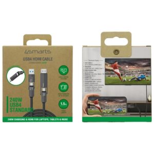 Cable 4smarts ComboCord USB4 HDMI 240W 1.5m black - Image 7