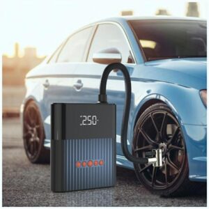 Jump Starter 4smarts PitStop+ 8800mAh Powerbank with compressor and flashlight juodos spalvos - Image 3
