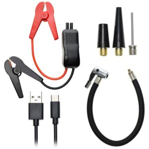 Jump Starter 4smarts PitStop+ 8800mAh Powerbank with compressor and flashlight juodos spalvos - Image 6
