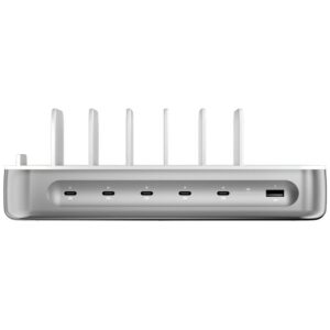 4smarts Team 100W charging station 5xUSB-C with set of 6 cables silver - Image 3