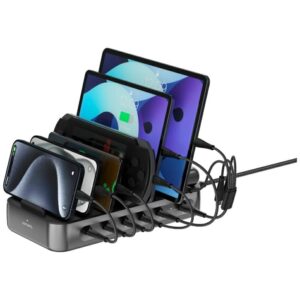 Charging station 4smarts Team 100W with cable set juodos spalvos - Image 5
