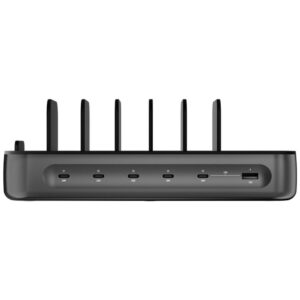 Charging station 4smarts Team 100W with cable set juodos spalvos - Image 2