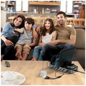 Charging station 4smarts Team 100W with cable set juodos spalvos - Image 6