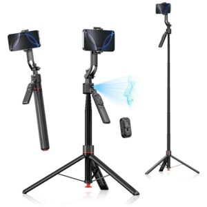 4smarts selfie stick tripod with 360° AI face tracking black - Image 2