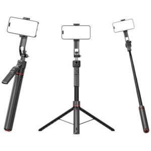 4smarts selfie stick tripod with 360° AI face tracking black - Image 3