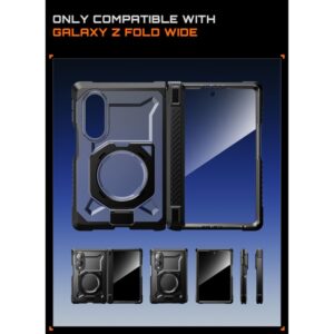 SUPCASE UB GRIP MAG MagSafe Samsung Galaxy Z FOLD 8 JUODAS - Image 4