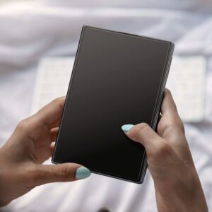 GRŪDINTAS STIKLAS SPIGEN GLAS.TR EZ FIT PRO AC HD GALAXY Z FOLD 8 CLEAR - Image 5